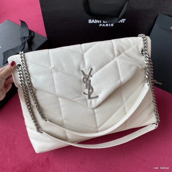 REP MEDIUM BAG IN LAMBSKIN YSL QUILTED PUFFER 0710